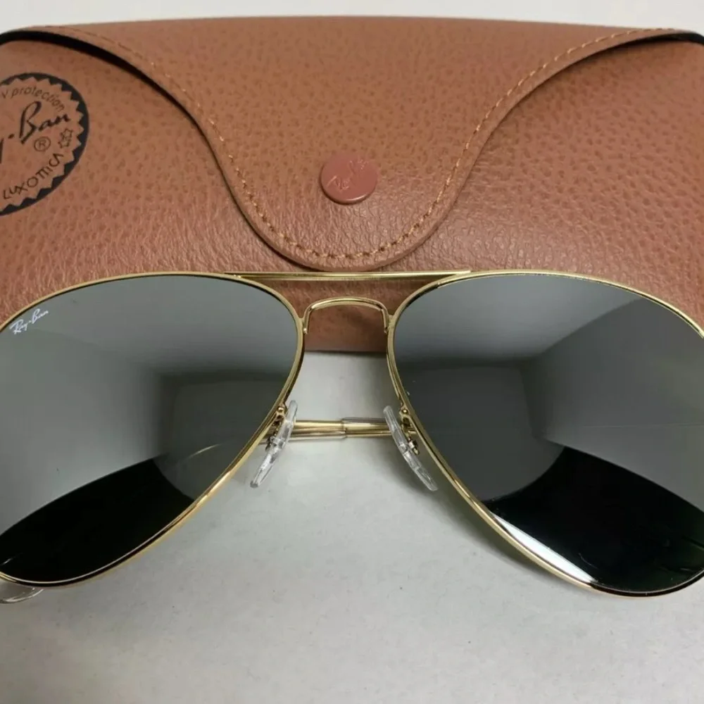 Ray-Ban Aviator Sunglasses RB3025 58-14mm Gold/Silver Mirror Lens 001/30 Unisex